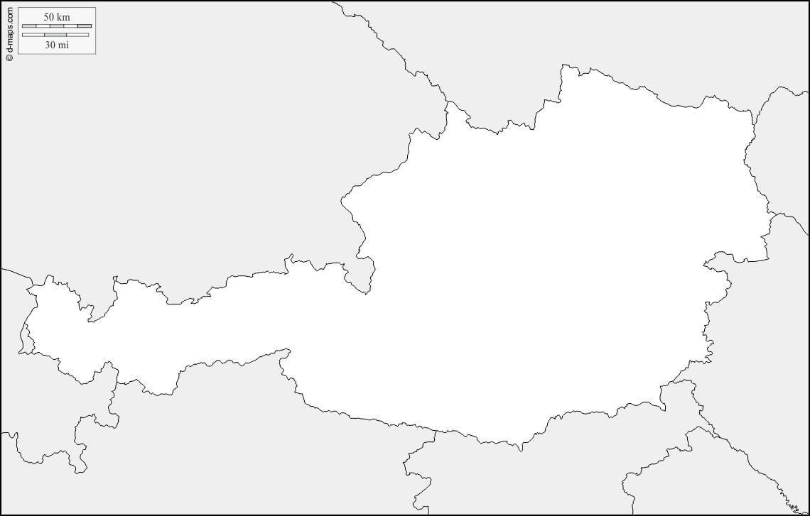 图奥地利地图概要