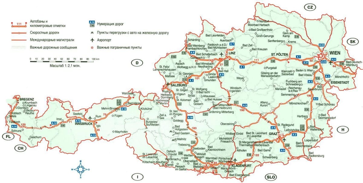 奥地利地图