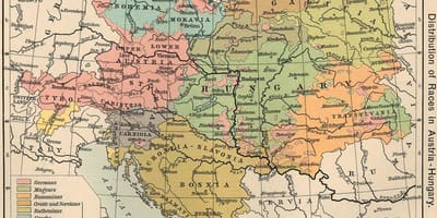 奥地利的匈牙利地图1900