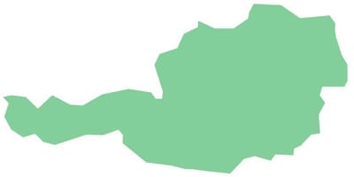 奥地利矢量地图