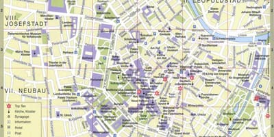 图奥地利维也纳的旅游景点